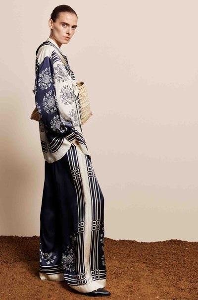 Alèmais - Banderra Scarf Silk Shirt