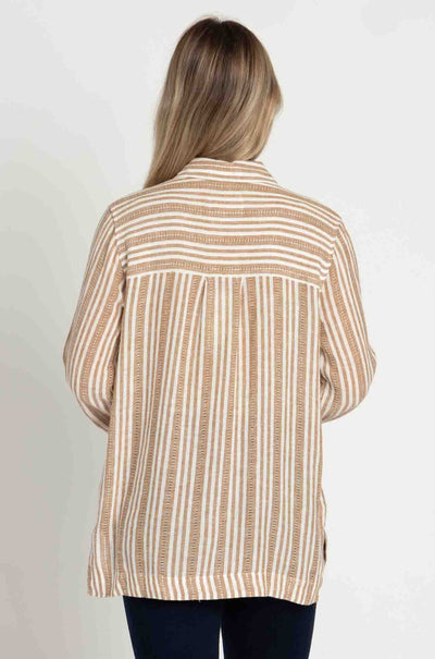 Rails - Banks Shirt in Palo Santo Stripe