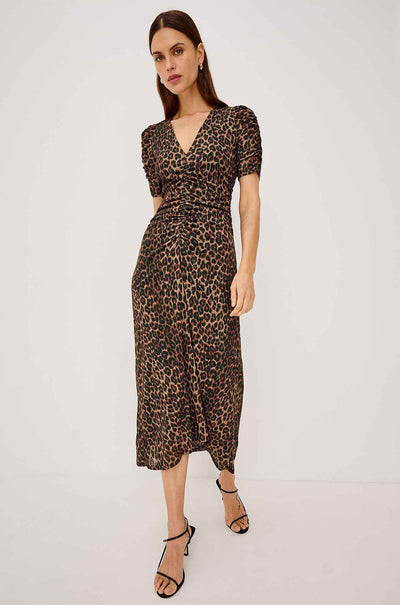 Rails - Beacon Midi Dress in Brown Nala