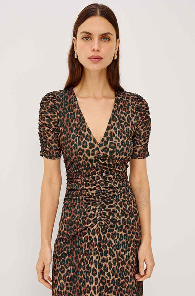 Rails - Beacon Midi Dress in Brown Nala