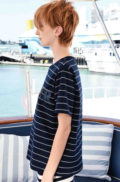 Cooper - Calling All Cooper Bead The Way T-Shirt in Navy