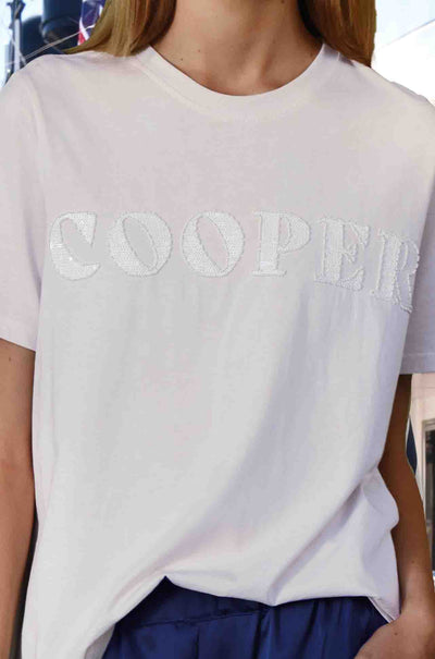 Cooper - Calling All Cooper Bead The Way T-Shirt in White