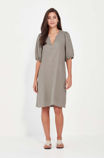 Verge - Becky Dress in Thyme