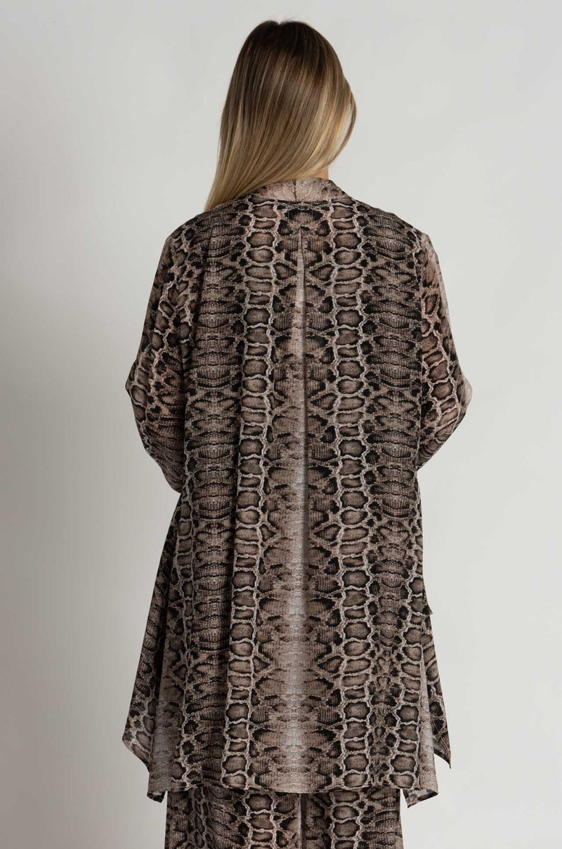 Mela Purdie - Bedouin Duster in Safari Python