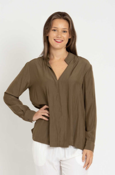 Mela Purdie - Bevel Neck Shirt