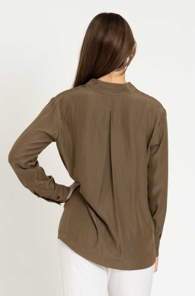 Mela Purdie - Bevel Neck Shirt