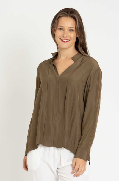 Mela Purdie - Bevel Neck Shirt