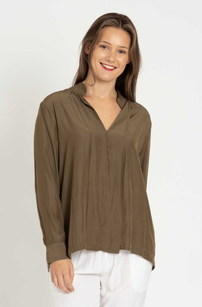 Mela Purdie - Bevel Neck Shirt