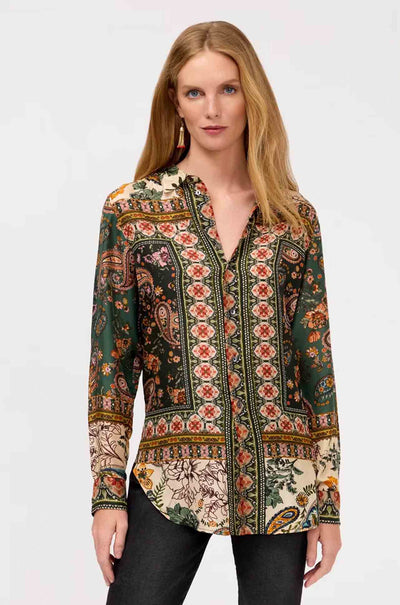 Johnny Was - Bingley Mandarin Collar Tunic