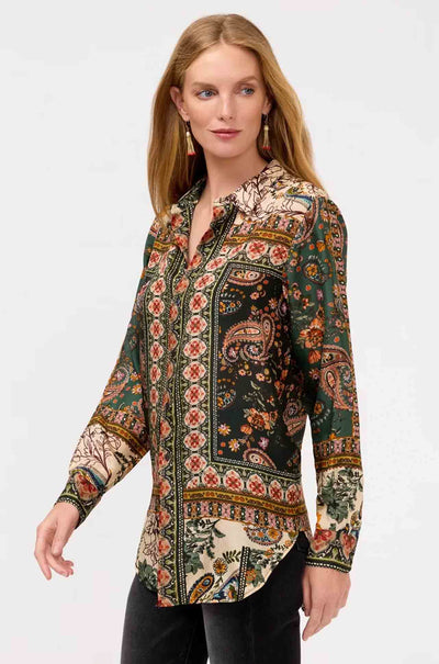 Johnny Was - Bingley Mandarin Collar Tunic
