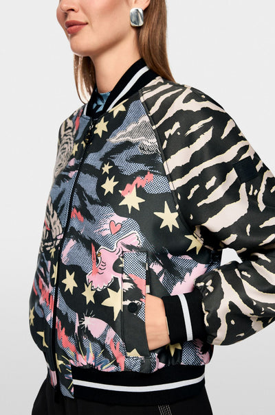 Marc Cain - Blouson Jacket w/ Comic Print