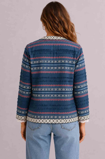 Azure and Indigo - Boheme Reversible Jacket