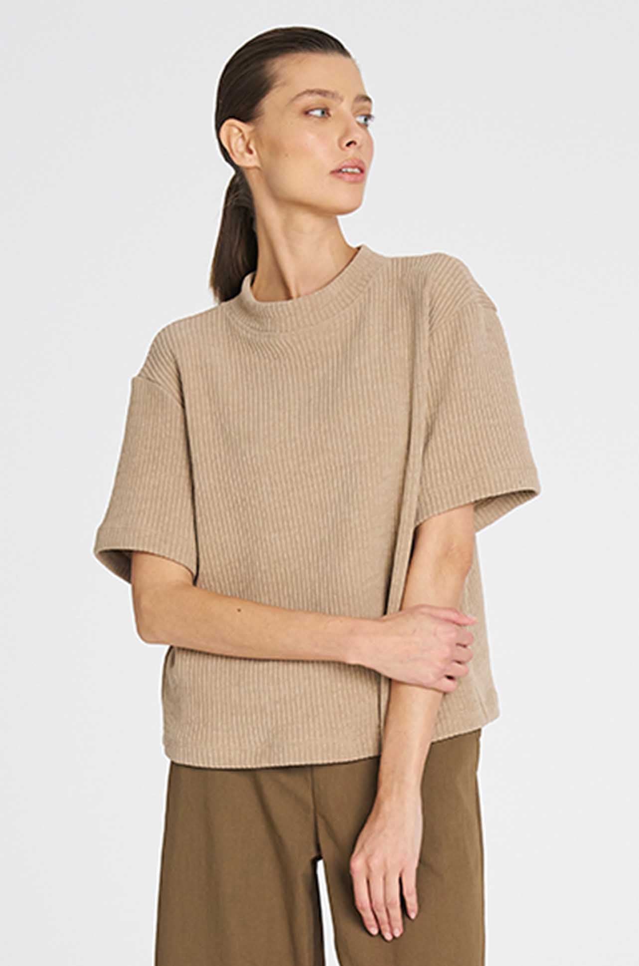 Mela Purdie - Box Halo Top in Cord Knit