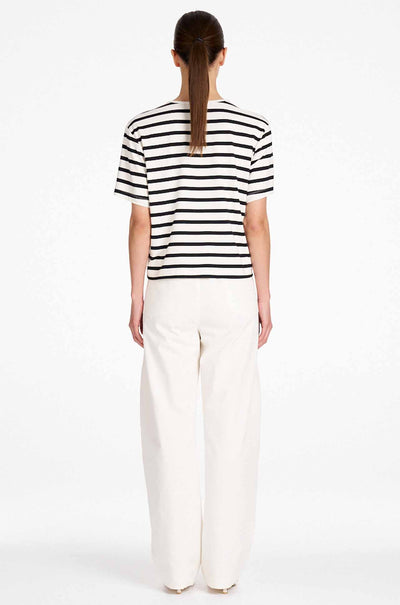 Signature Mela Purdie - Box Tee in Trunk Stripe Jersey