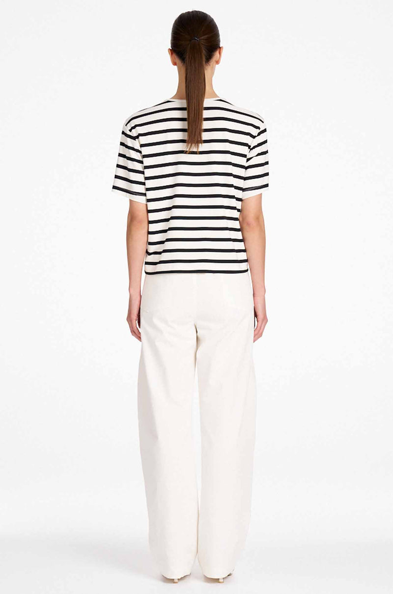 Signature Mela Purdie - Box Tee in Trunk Stripe Jersey