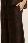 zoe kratzmann - breeze pant in choc frond