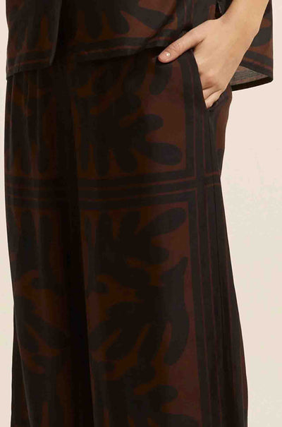 zoe kratzmann - breeze pant in choc frond