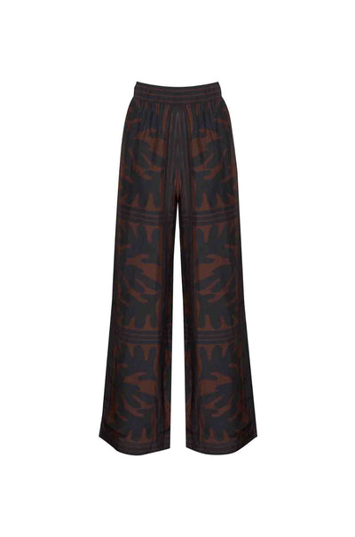 zoe kratzmann - breeze pant in choc frond