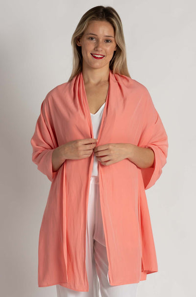 Mela Purdie - Breeze Wrap in Peach Mache