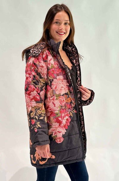 Johnny Was - Britt Reversibe Puffer Jacket in Cherie