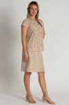 Mela Purdie - Knee Skirt in Broderie Lace
