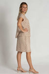 Mela Purdie - Knee Skirt in Broderie Lace
