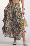 Paula Ryan - Button Front Pocket Skirt