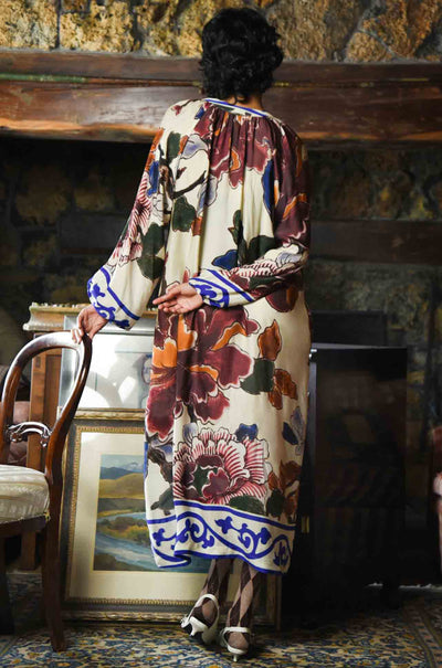 Cooper - Porcelain Palette Button On Point Dress