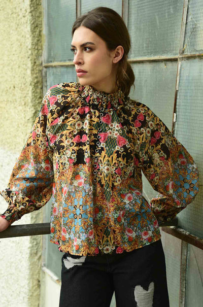 Coop - Work Of Heart Button Wouldnt Melt Blouse