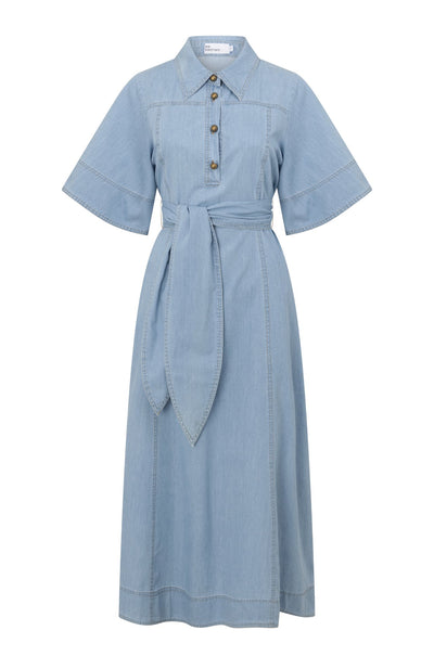 zoe kratzmann - cameo dress in light chambray