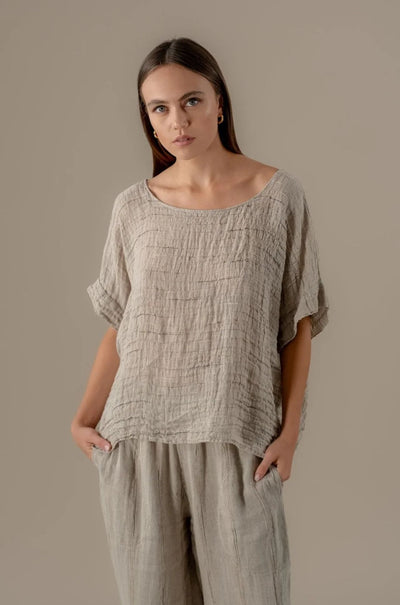 La Bottega Di Brunella - Camicia Minosse in Garza Egitto