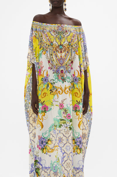 Camilla - Caterina Spritz Off Shoulder Kaftan