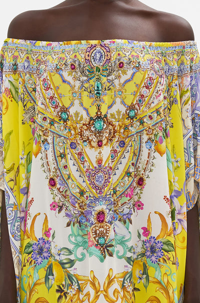 Camilla - Caterina Spritz Off Shoulder Kaftan