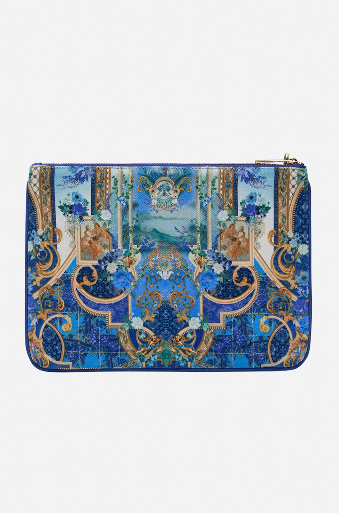 Camilla - Views Of Vesuvius Small Canvas Clutch