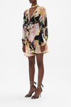 Camilla - Lady Of The Moon Short Wrap Tie Dress