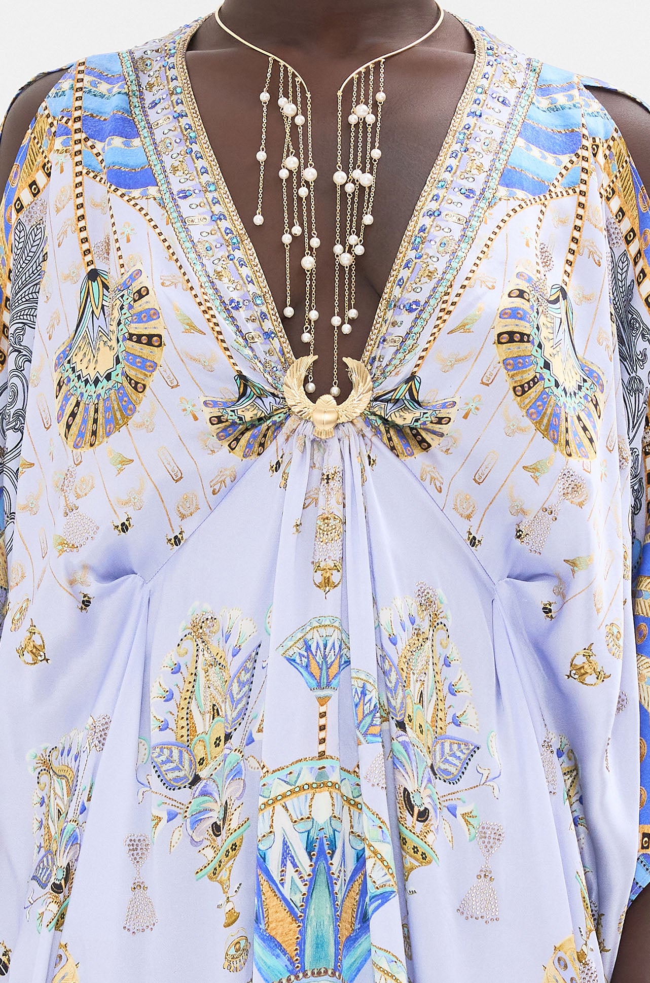 Camilla Under Scarab Skies Split Sleeve Kaftan with Hardware Zambezee
