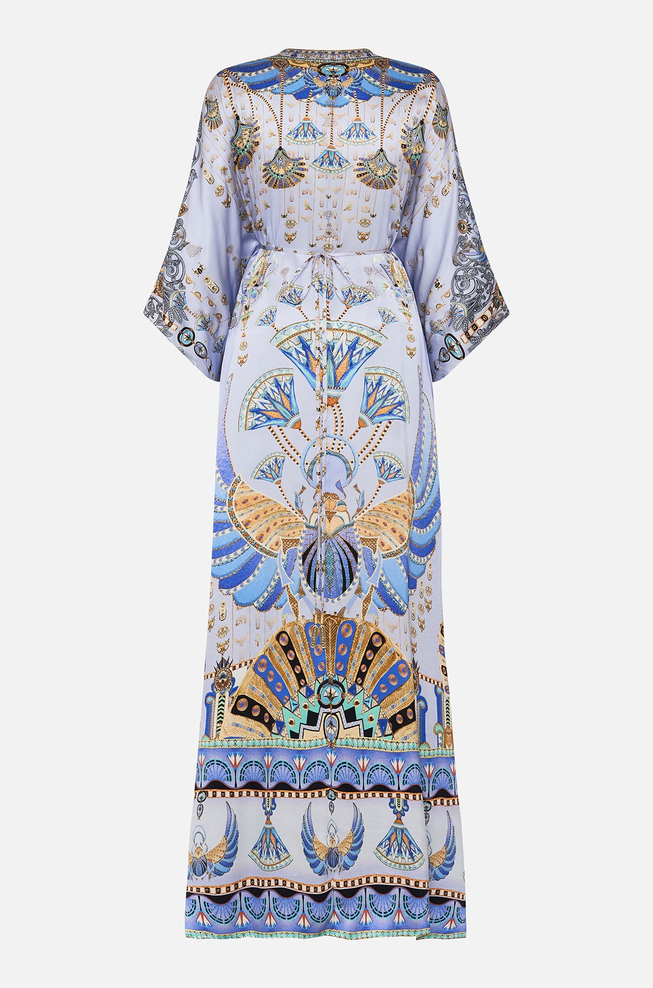 Camilla - Under Scarab Skies Split Sleeve Kaftan with Hardware