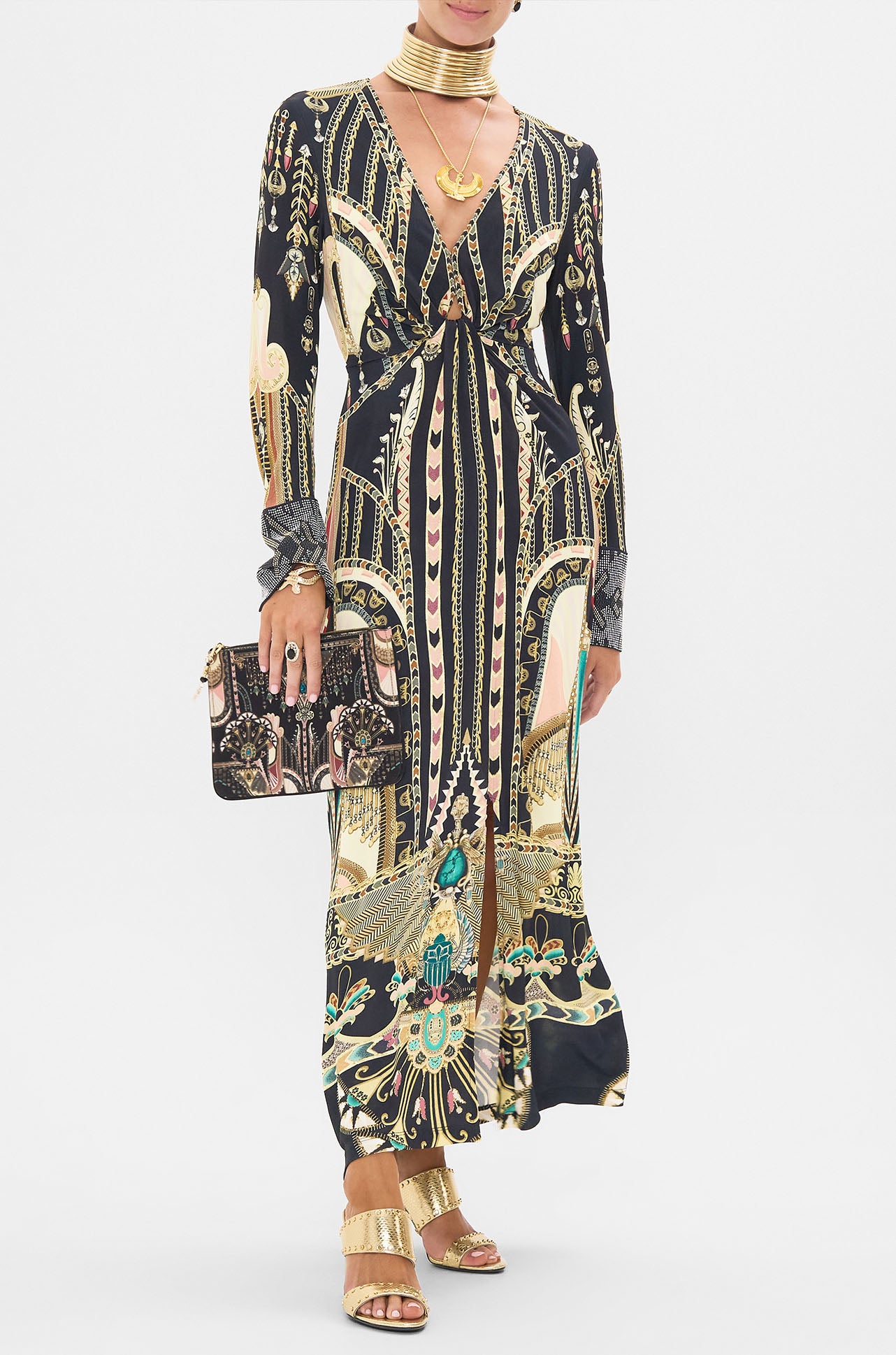 Camilla v neck dress best sale