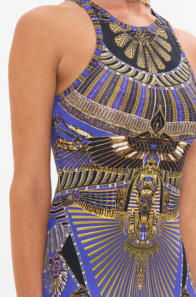 Camilla - My Fair Pharaoh Jersey Tank Dress