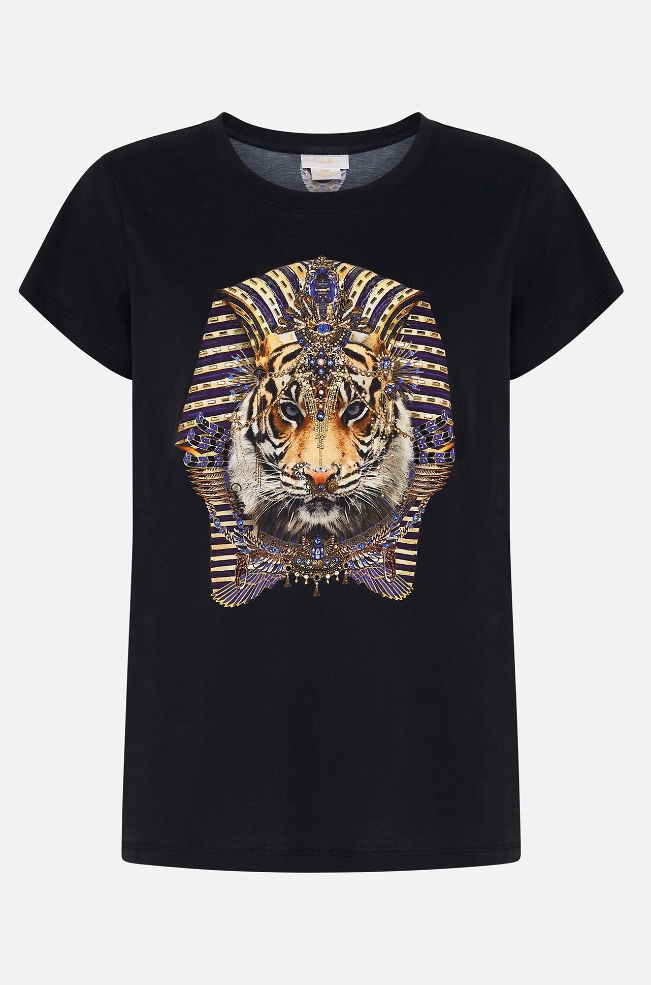 Camilla - My Fair Pharaoh Slim Fit Round Neck T-Shirt