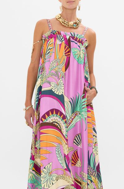 Camilla - Giza Goddess Wide Strap Sundress