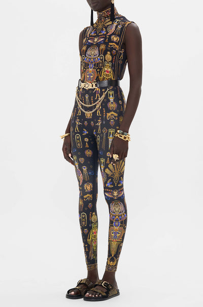 Camilla - Cartouche Kingdom Sleeveless Turtleneck