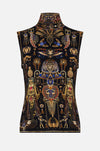 Camilla - Cartouche Kingdom Sleeveless Turtleneck