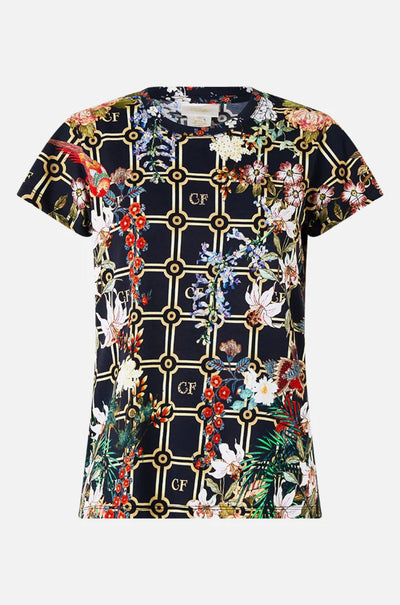 Camilla - Palacio Poetry Slim Fit Round Neck T-Shirt