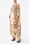 Camilla - Welcome To The White Lotus Neck Tie Maxi Kaftan