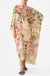 Camilla - Welcome To The White Lotus Neck Tie Maxi Kaftan