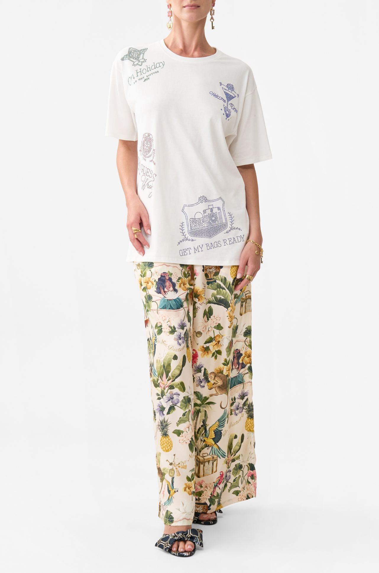 Camilla - Welcome To The White Lotus Oversized Band Tee