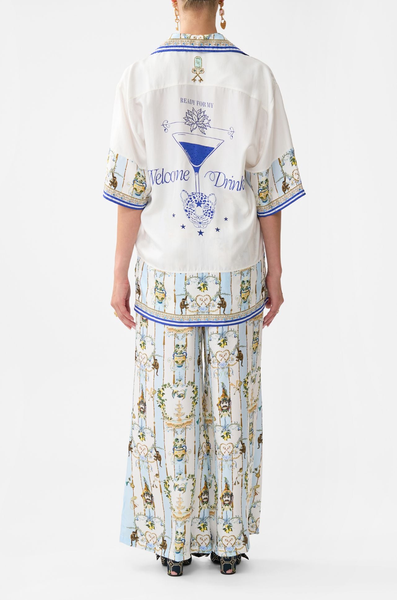 Camilla - Venus On A Vespa Oversized Shirt with Pocket