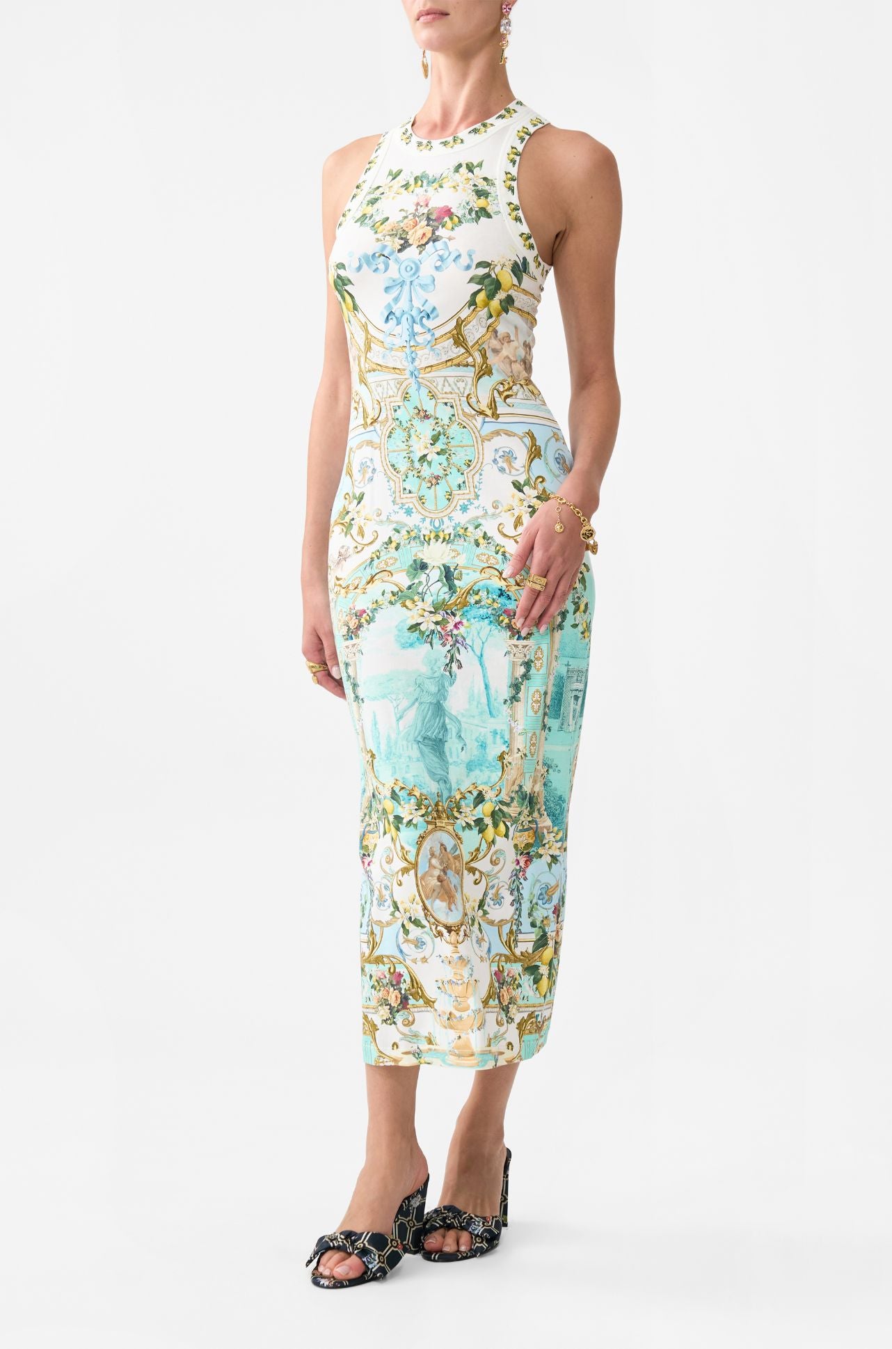 Camilla - Venus On A Vespa Jersey Tank Dress