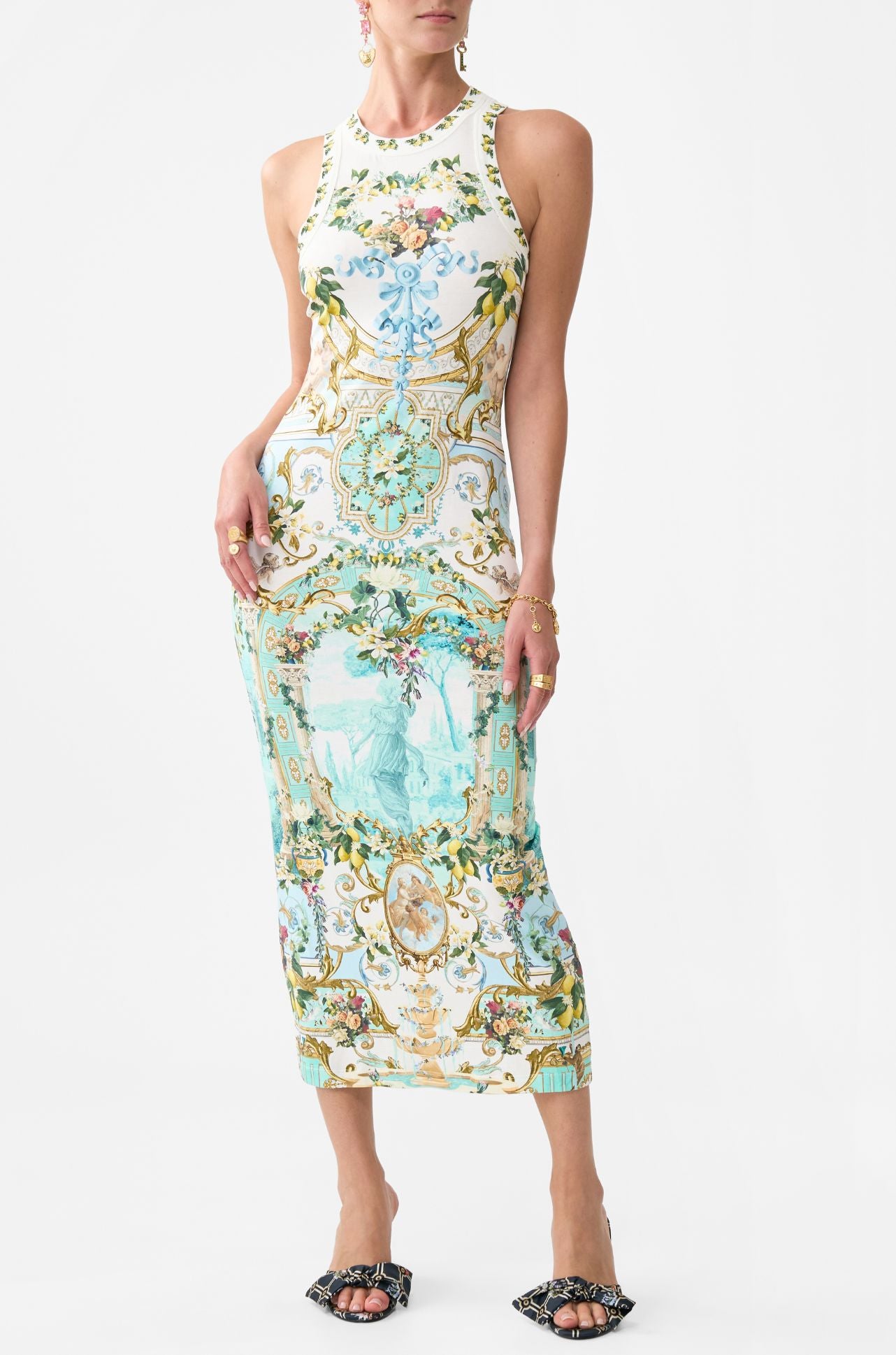 Camilla - Venus On A Vespa Jersey Tank Dress